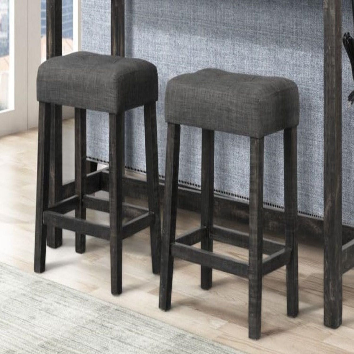 Transitional Backless Counter Stool (Set of 2), photo 4 of 8