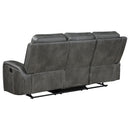 Forrest - 2 Piece Motion Reclining Sofa Set - Gray by HouseOfZazla