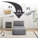 Single Chaise Longue With Movable Ottoman For Living Room by HouseOfZazla