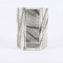 Modern Minimalist Hexagon Side Table by Unique Piece Furniture