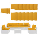 14 Pack Cushion Covers For 7 Piece Wicker Rattan Sectional Sofa by HouseOfZazla