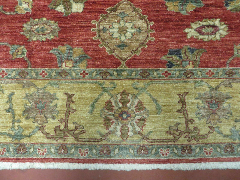 6.5' X 7' Vintage Handmade Egypt Agra Wool Rug Carpet Square Beauty