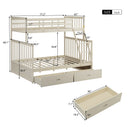 Bunk Bed With Ladder, And Safety Guard Rails by HouseOfZazla