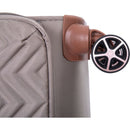 4-Piece Set (16/20/24/28), Softshell Suitcase Spinner Wheels Terylene Luggage Sets Carry On Suitcase Luggage Lightweight Durable Suitcase Khaki