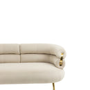 Accent Chair, leisure chair with Golden feet