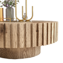 Modern Minimalist Circular Coffee Table 31.4''