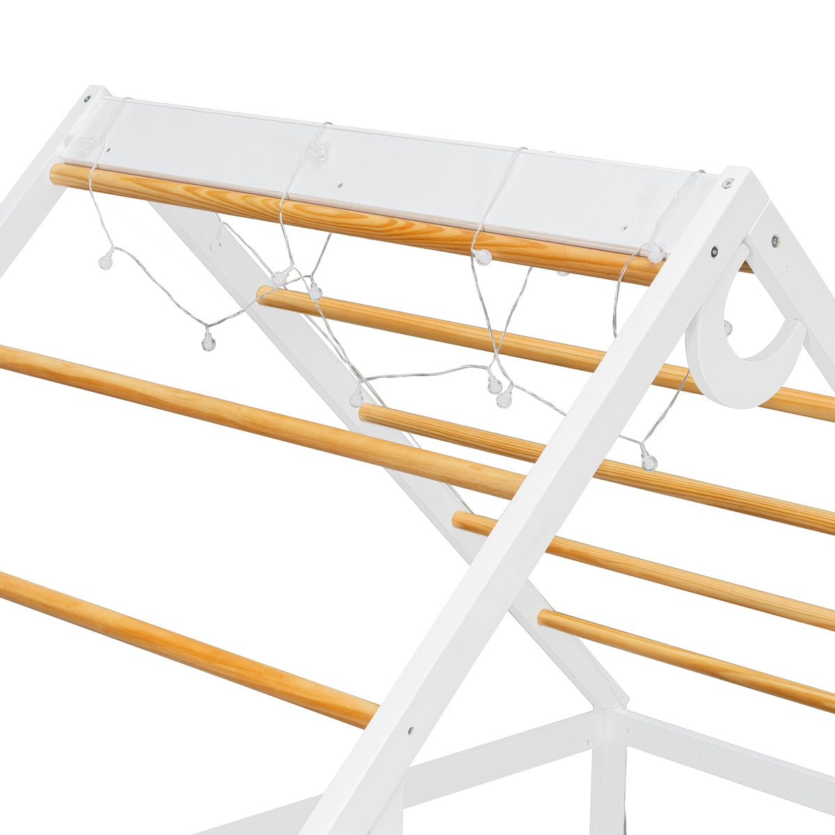 Twin House Bed with Slide, Ball Light Strip, photo 9 of 10