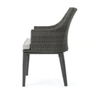 Hillhurst Outdoor Chair Set of 2 with Weather Resistant Cushions by HouseOfZazla