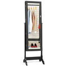 Lockable Mirrored Jewelry Cabinet Armoire Storage Organizer Box by LJGDeals