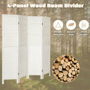 5.6 Ft Tall 4 Panel Folding Privacy Room Divider by LJGDeals