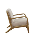 Mid-Century Style Lounge Chair With Upholstered Seat by HouseOfZazla