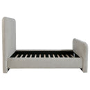Wren Upholstered Queen Panel Bed Grey