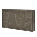 Murphy Bed With LED Light, Foldable Wall Bed Cabinet by HouseOfZazla