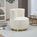 360 Degree Swivel Cuddle Barrel Accent Sofa Chair by Unique Piece Furniture