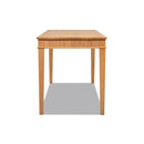 Dumont - Modern Farmhouse 1 Drawer Fluted Home Office Writing Desk - Natural Blonde by HouseOfZazla