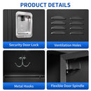 6 Door 72"H Metal Lockers With Lock