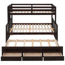 Bunk Bed With Twin Size Trundle And Drawers by HouseOfZazla