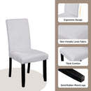 5 Piece Round Dining Table Set, Modern Dining Table And 4 Upholstered Chairs For Dining Room