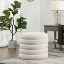 Fuji - Oversized Round Storage Ottoman by HouseOfZazla