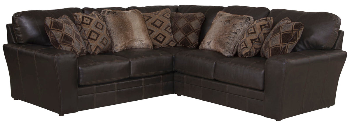 Denali - Italian Leather Match Sectional, photo 9 of 40