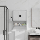 Bathroom Wall Cabinet with Doors, Adjustable Shelf, Towel Bar, and Paper Holder by HouseOfZazla