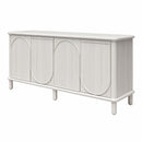 Selena - Credenza - Rustic White by Unique Piece Furniture