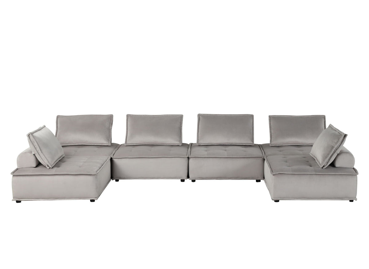 Anna - Stylish Sectional Sofa Ottoman, photo 26 of 35