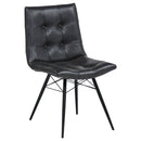 Tufted Back Dining Chairs (Set of 4) - Black by HouseOfZazla