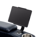 270° Power Swivel Recliner Home Theater Chair With Hidden Arm Storage, LED Light, Cup Holder, And Tray Table by HouseOfZazla