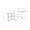 Ryder - Sparkle Nightstand - Gray by HouseOfZazla