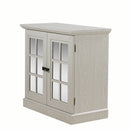 Sideboard Cabinet With Mirrored Doors, Adjustable Shelf, Metal Handles by HouseOfZazla