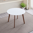 Dining Table - Brown / White by Unique Piece Furniture