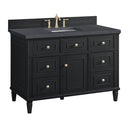 James Martin Lorelai 48" Single Bathroom Vanity, Black Onyx