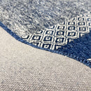 Alfa Rich Navy Blue Washable Area Rugs for Living Room Bedroom Kitchen Dining Cotton Rug