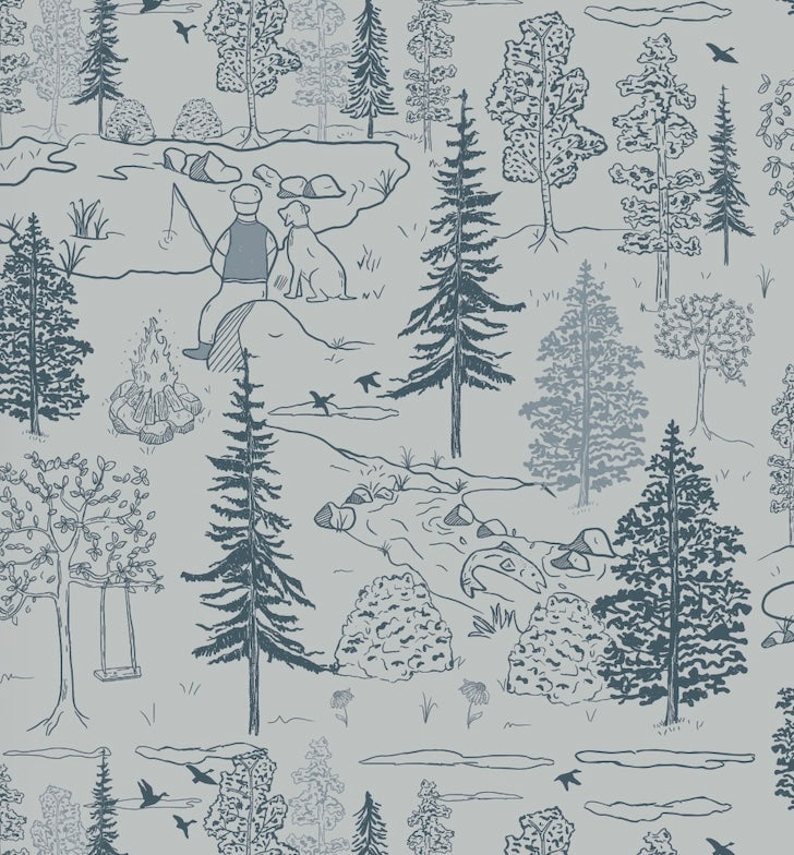 Milton Wallpaper by Painted Hawk Design, photo 7 of 8