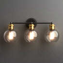 Modern 3-light Bubbled Glass Vanity Light by LJGDeals