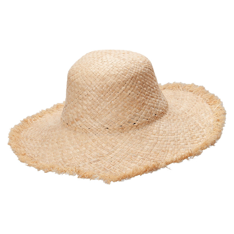 Women's Short Fringed Brim Hat