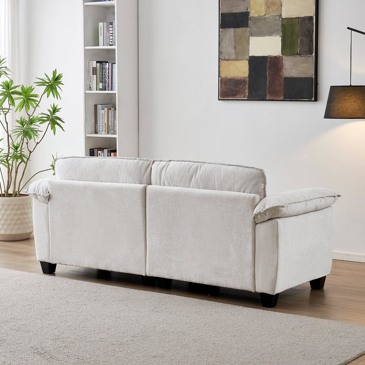 Luxury Chenille Upholstered Loveseat Couch, photo 3 of 10
