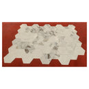 Hexagon Natural Marble Polished Tile For Wall And Floor (Set of 12) by HouseOfZazla