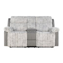 Bruni - Console Reclining Loveseat With Manual Recline by Unique Piece Furniture