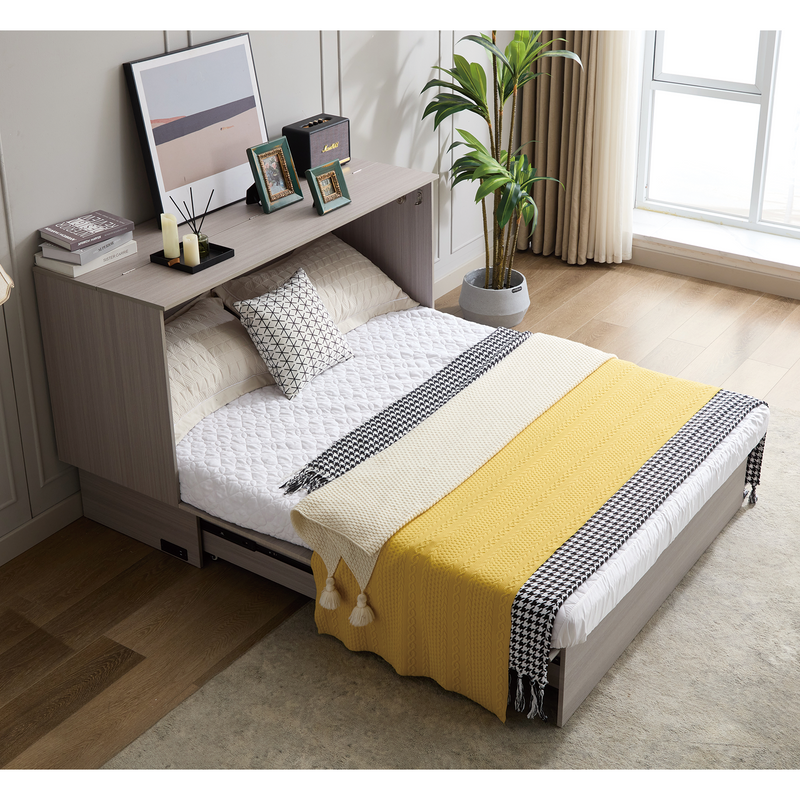 Cabinet Bed with Storage and Foam Mattress, photo 10 of 10