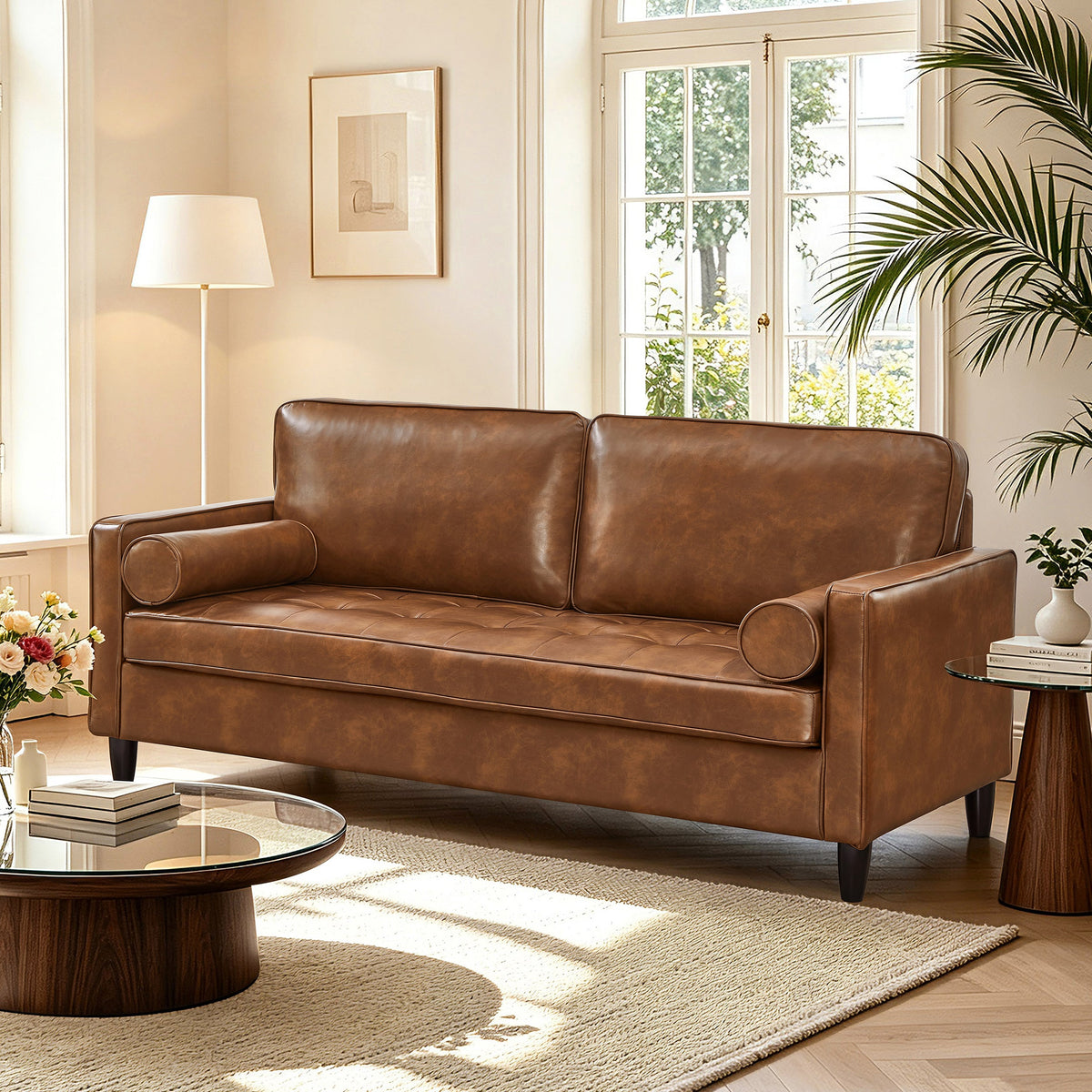 Classic Design Leather Couch, photo 2 of 10