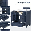 60" Bathroom Vanity with Double Sink Combo Set