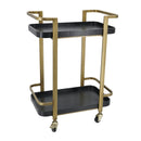 23.8" x 15.2" Metal Bar Cart