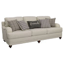 Anderson - 2 Piece Cushion Back Living Room Set - Gray by HouseOfZazla