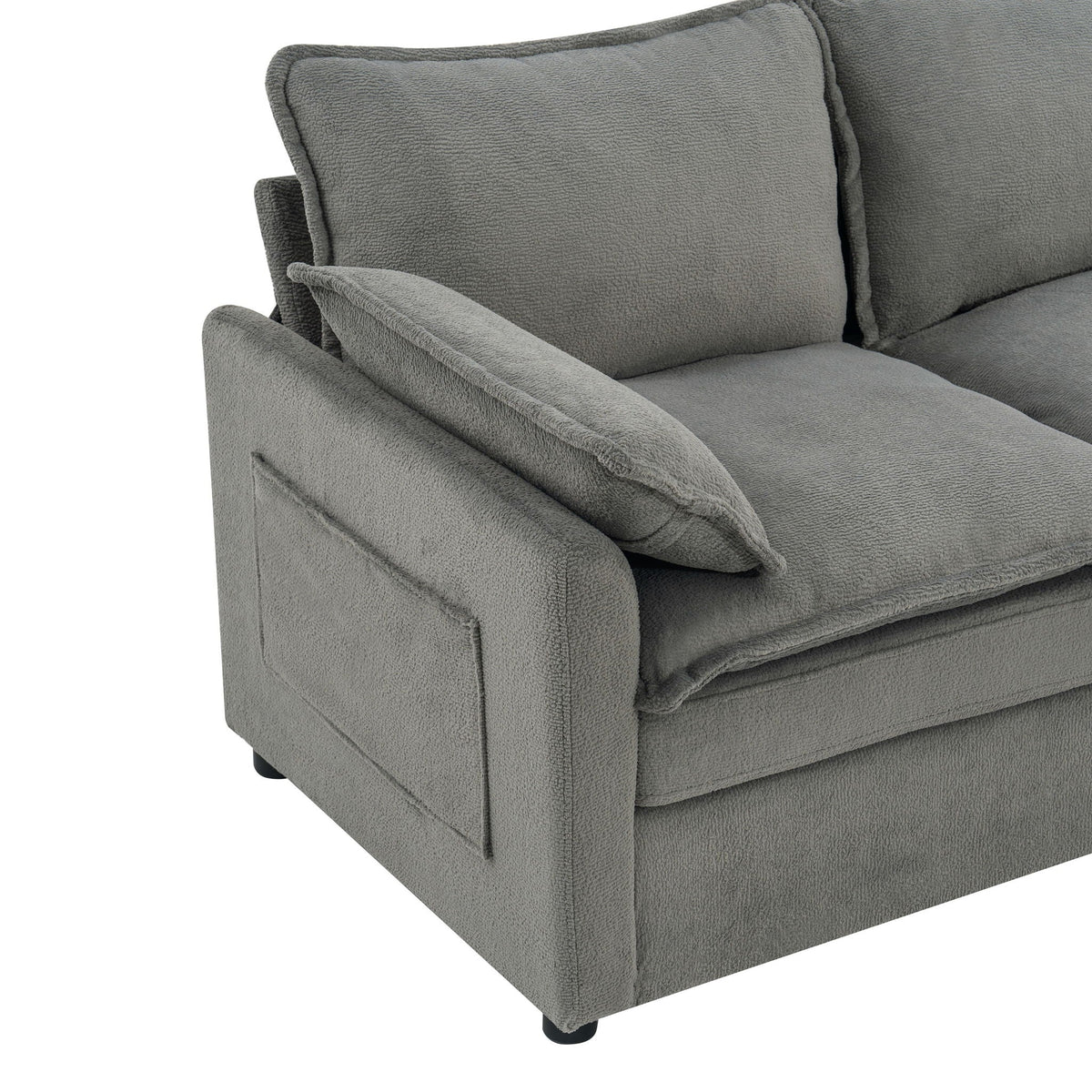 Modern Single Seat Accent Chair With Side Storage Pockets, photo 38 of 40