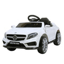 6V Mercedes Benz AMG Electric Vehicle, Kid Ride on Car with Parental Remote Control, MP3 Player Headlights Opening Doors, for Children 3-8, White