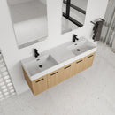 60" Floating Double Sink Bathroom Vanity with Extra-Large Storage by HouseOfZazla