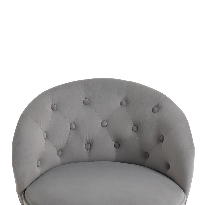 360 Degree Swivel Cuddle Barrel Accent Storage Chairs, Round Armchairs with Wide Upholstered, Fluffy Velvet Fabric Chair for Living Room, Bedroom, Office, Waiting Rooms