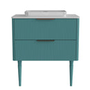 Elena - Modern Bathroom Vanity With Sink With Ample Storage, 2 Soft Close Drawers
